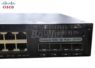 Full PoE 2x10G Uplink IP Base Switch Cisco WS-C3650-48FD-S 48 Gigabit Port